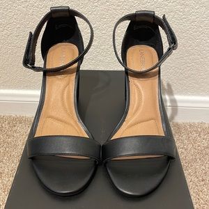 Lane Bryant Ankle Strap Sandal Heels, 8W
